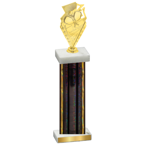 Single Black Glacier Pickleball Trophy