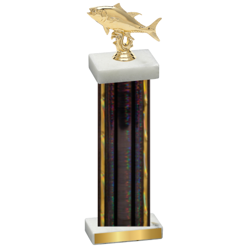 Single Black Glacier Fishing Trophy