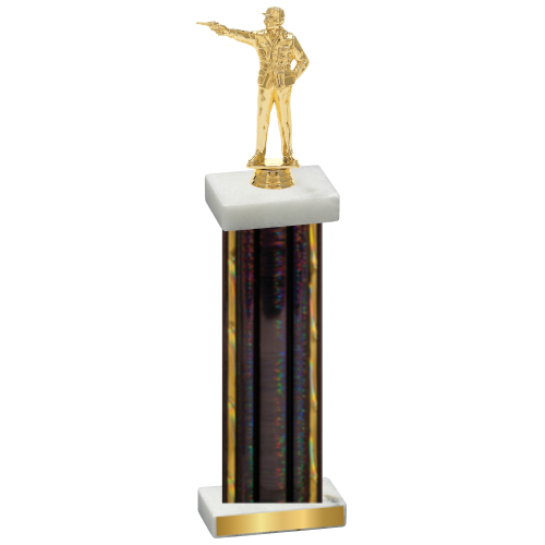 Single Black Glacier Shooter Trophy