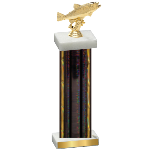 Single Black Glacier Fishing Trophy