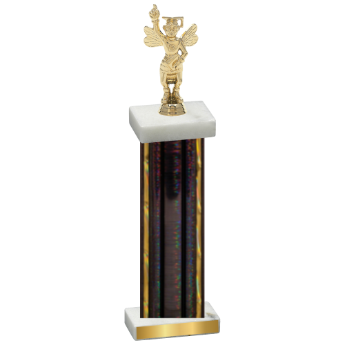 Single Black Glacier Academics Trophy