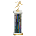 Single Black Carbon Fiber Running Trophy