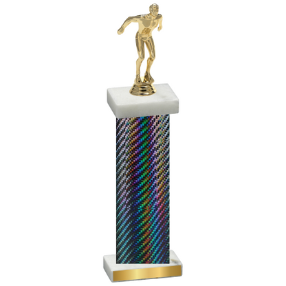 Single Black Carbon Fiber Swimming Trophy