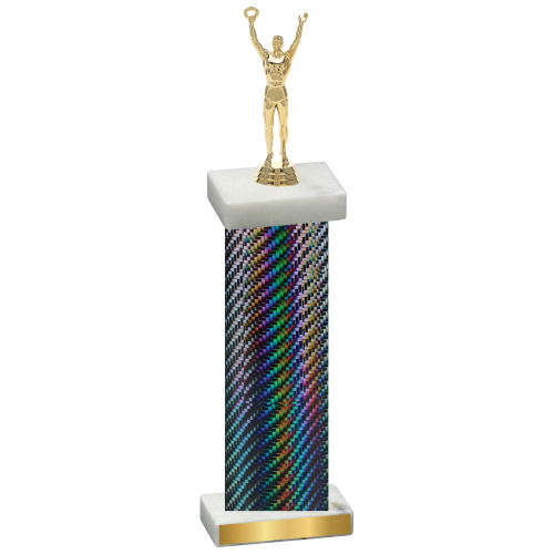 Single Black Carbon Fiber Victory Trophy