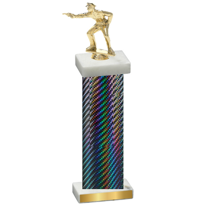 Single Black Carbon Fiber Shooter Trophy