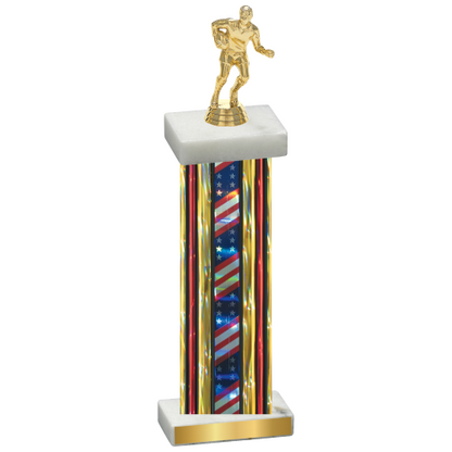 Single Flag USA Rugby Trophy