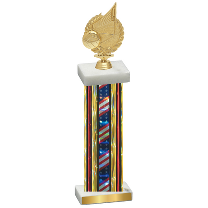 Single Flag USA Volleyball Trophy