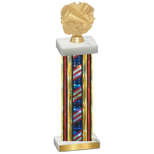 Single Flag USA Cheerleading Trophy