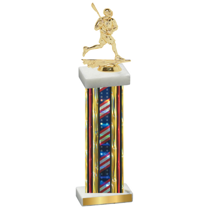 Single Flag USA Lacrosse Trophy