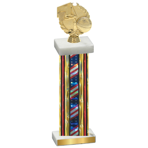 Single Flag USA Basketball Trophy