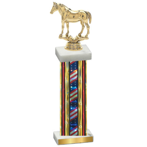 Single Flag USA Horses Trophy