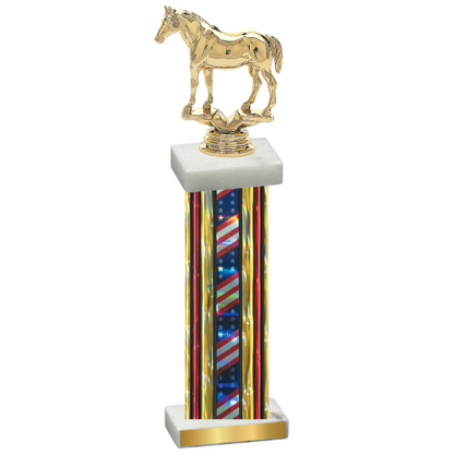 Single Flag USA Horses Trophy