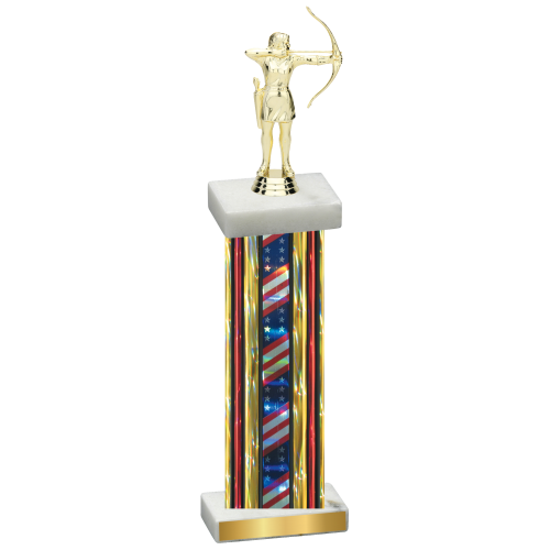 Single Flag USA Archery Trophy