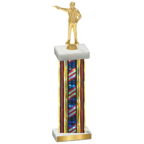 Single Flag USA Shooter Trophy