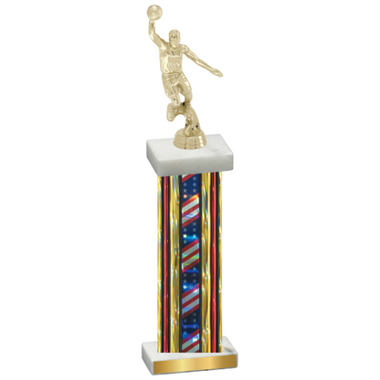 Single Flag USA Basketball Trophy