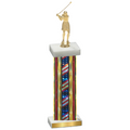Single Flag USA Golf Trophy