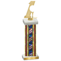 Single Flag USA Golf Trophy