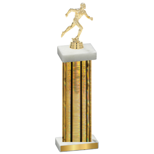 Single Gold Glacier Running Trophy