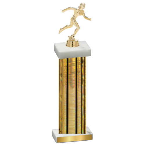 Single Gold Glacier Running Trophy