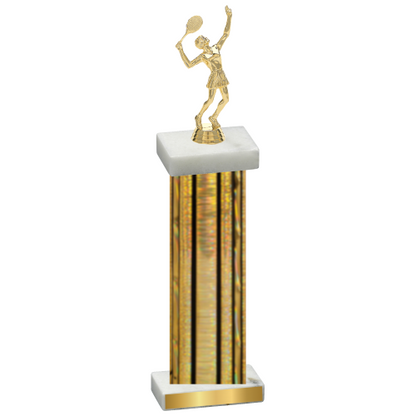 Single Gold Glacier Tennis Trophy