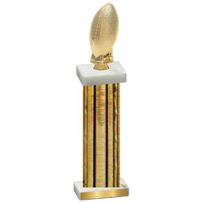 Single Gold Glacier Football Trophy