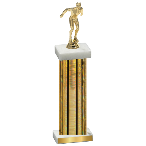 Single Gold Glacier Swimming Trophy