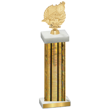 Single Gold Glacier Swimming Trophy