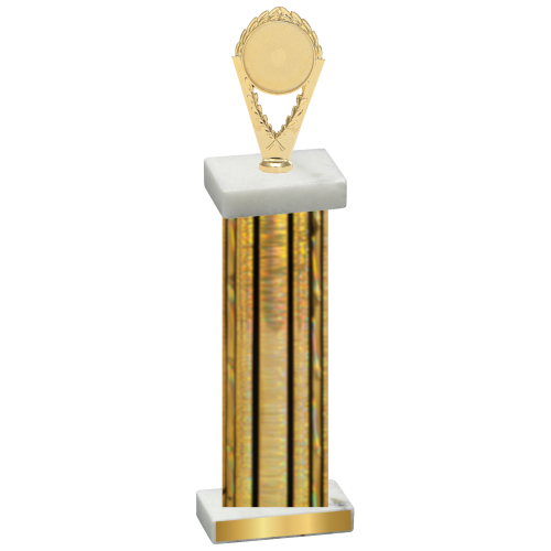 Single Gold Glacier Insert Trophy