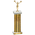 Single Gold Glacier Cheerleading Trophy