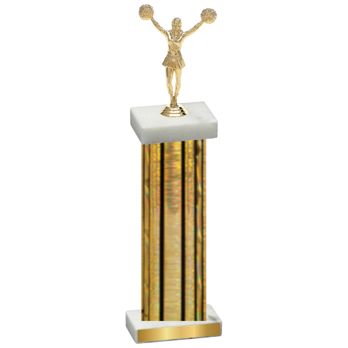 Single Gold Glacier Cheerleading Trophy