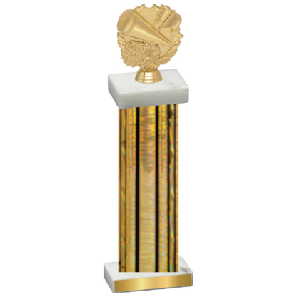 Single Gold Glacier Cheerleading Trophy