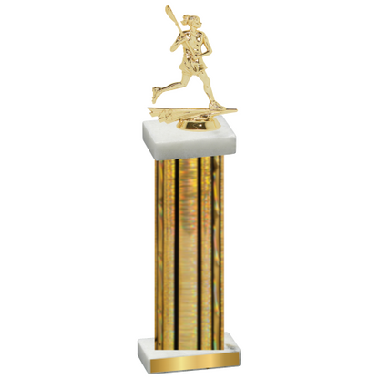 Single Gold Glacier Lacrosse Trophy