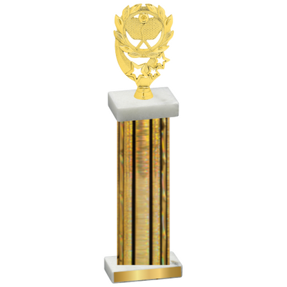 Single Gold Glacier Pickleball Trophy