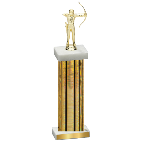 Single Gold Glacier Archery Trophy