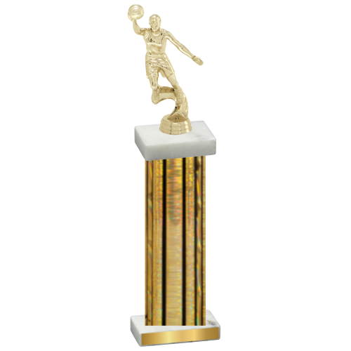 Single Gold Glacier Basketball Trophy