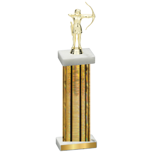 Single Gold Glacier Archery Trophy