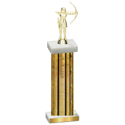 Single Gold Glacier Archery Trophy