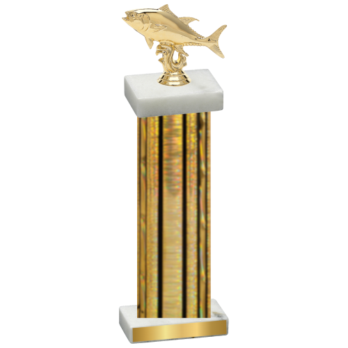 Single Gold Glacier Fishing Trophy