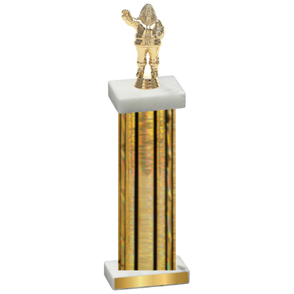 Single Gold Glacier Holiday Trophy