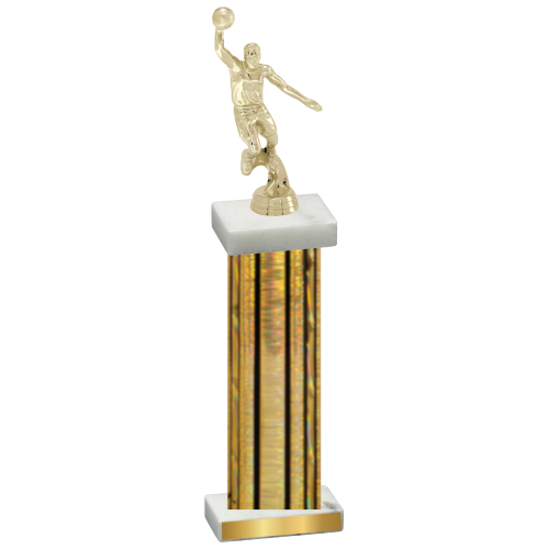 Single Gold Glacier Basketball Trophy