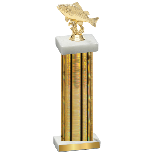 Single Gold Glacier Fishing Trophy