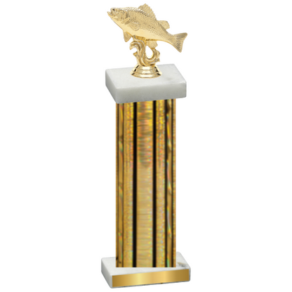 Single Gold Glacier Fishing Trophy