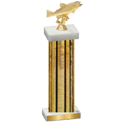 Single Gold Glacier Fishing Trophy