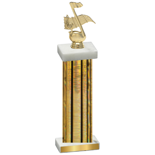 Single Gold Glacier Music Trophy