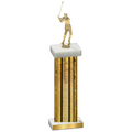 Single Gold Glacier Golf Trophy