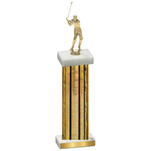 Single Gold Glacier Golf Trophy