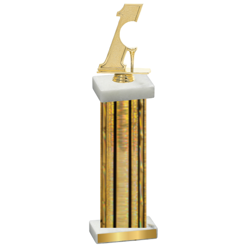 Single Gold Glacier Golf Trophy