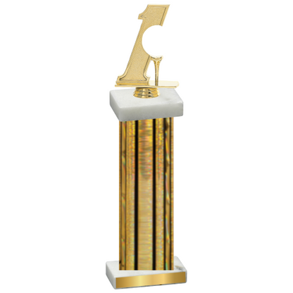 Single Gold Glacier Golf Trophy