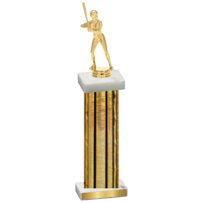 Single Gold Glacier Softball Trophy