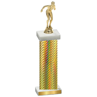 Single Gold Carbon Fiber Tennis Trophy